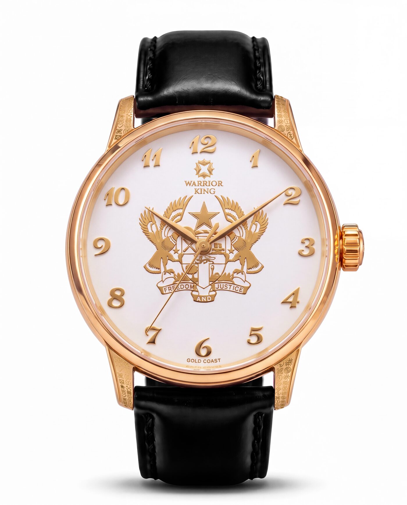 Warrior King Statesman, Gold & White Dial